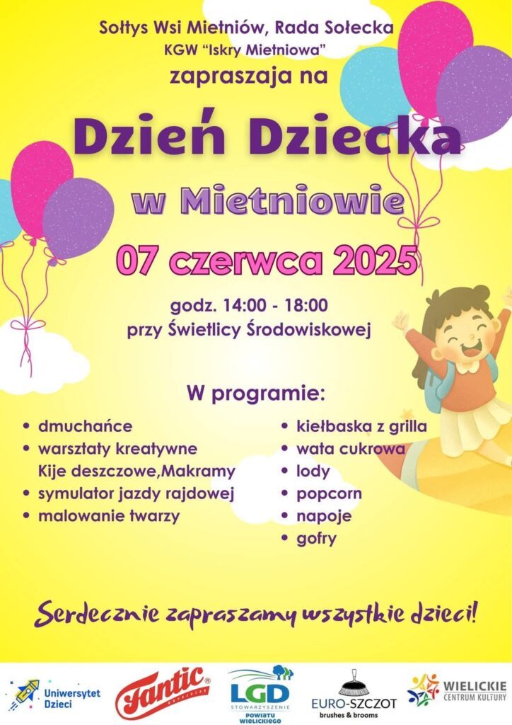Program Dnia Dziecka w Mietniowie
