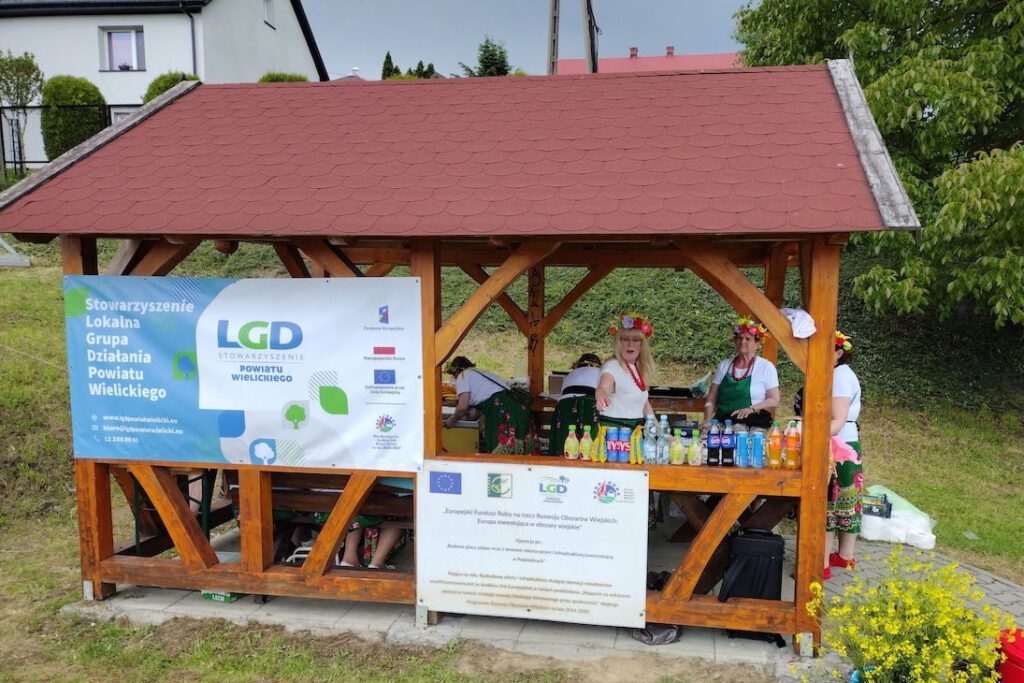 Stoisko KGW z jedzeniem