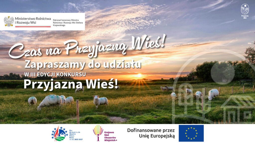 Baner konkursu "Przyjazna Wieś"