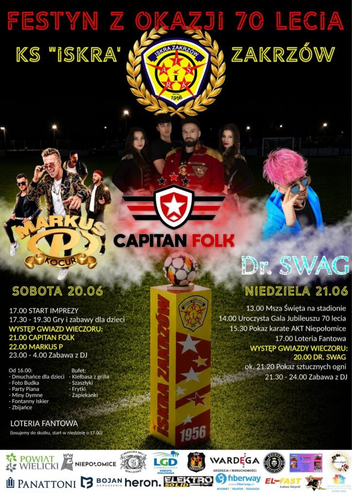 Plakat festynu KS ISKRA